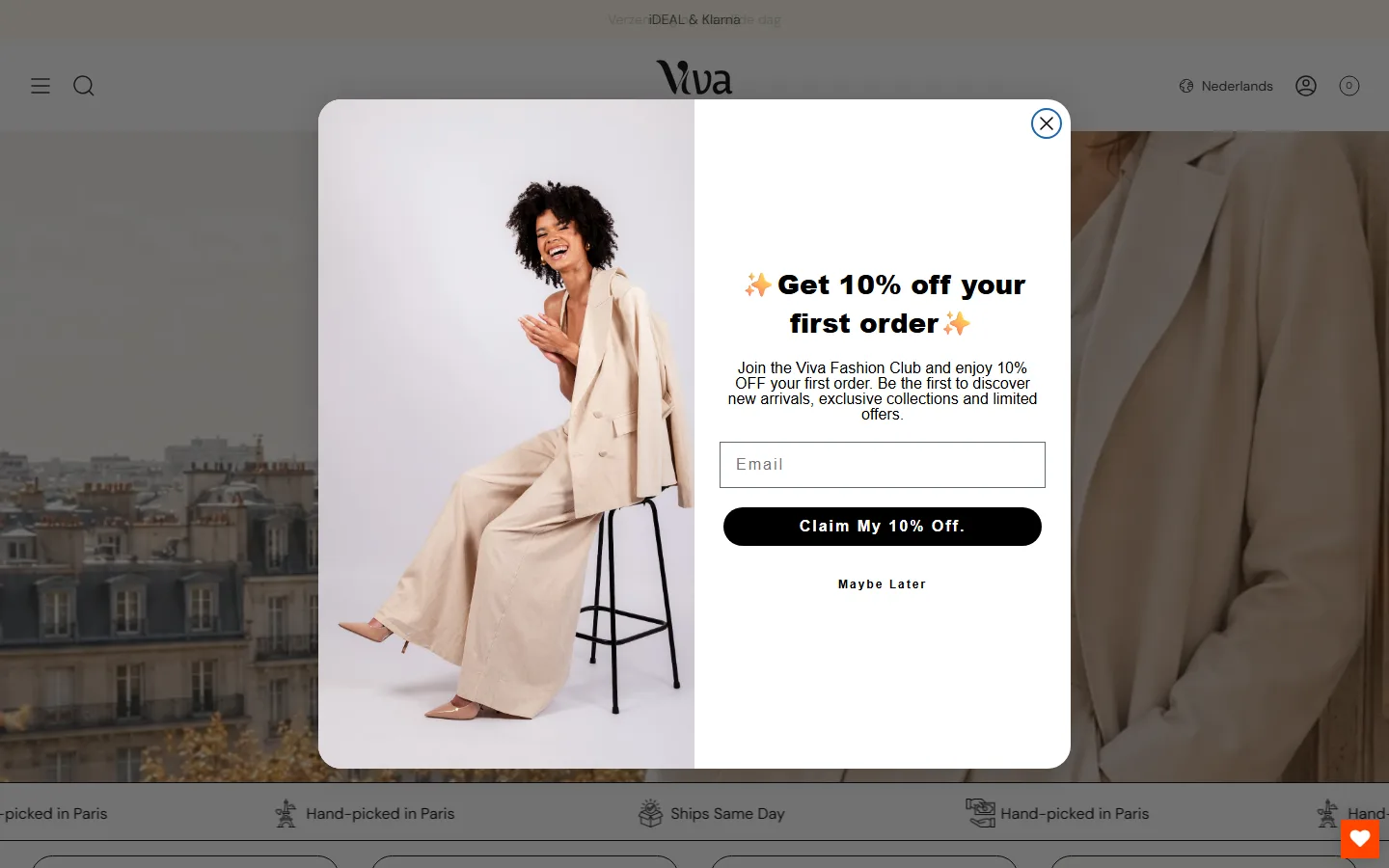 Viva Fashion Shopify CRO and speed optimization